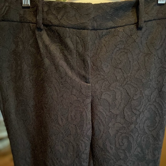 NWOT Ann Taylor Lace Overlay Pants - Picture 3 of 6